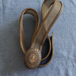 Chico's Brown Mesh Metal Belt